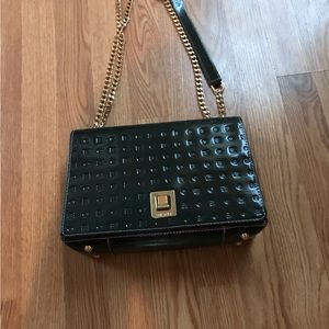 Leather Green Arcadia shoulder bag